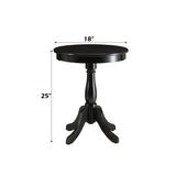 Alger Black Accent Table - Ornate Home