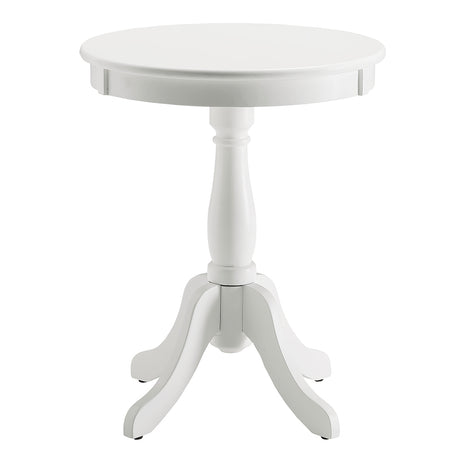 Alger White Accent Table - Ornate Home