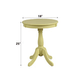Alger Yellow Accent Table - Ornate Home