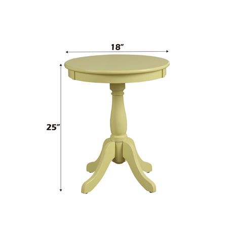 Alger Yellow Accent Table - Ornate Home