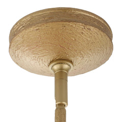 Algiers Gold/White 8 Light Drum Pendant - Ornate Home
