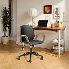 Ali Black Office Chair - Ornate Home