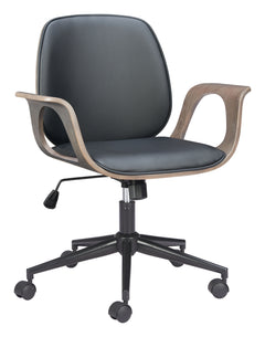 Ali Black Office Chair - Ornate Home