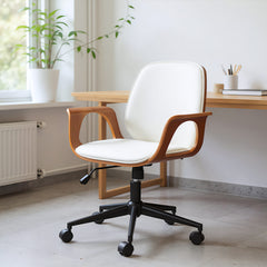 Ali White Office Chair - Ornate Home