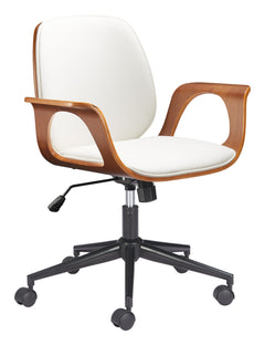 Ali White Office Chair - Ornate Home