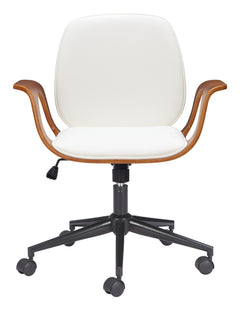 Ali White Office Chair - Ornate Home