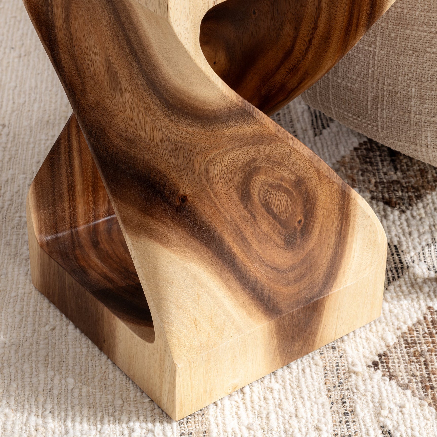 Alia Natural Accent Table - Ornate Home