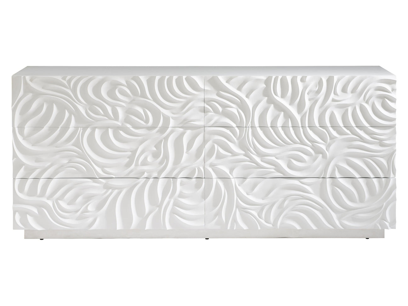 Alia White Plaster Dresser - Ornate Home