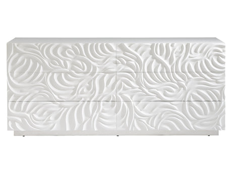 Alia White Plaster Dresser - Ornate Home