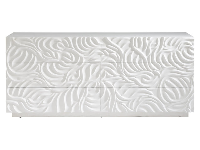 Alia White Plaster Dresser - Ornate Home