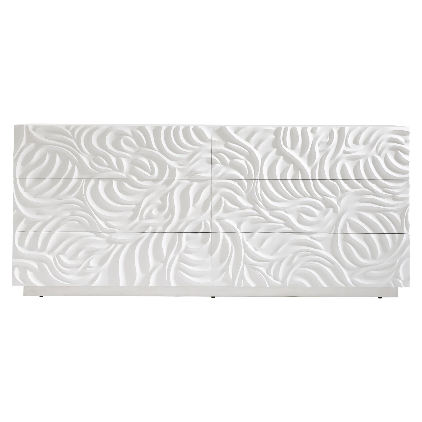 Alia White Plaster Dresser - Ornate Home