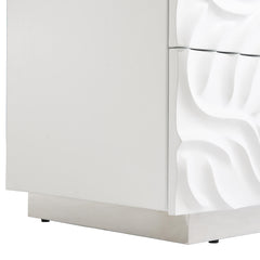 Alia White Plaster Dresser - Ornate Home