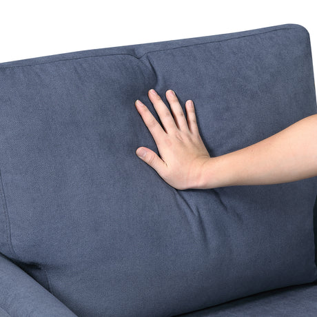 Aliana Blue Loveseat - Ornate Home