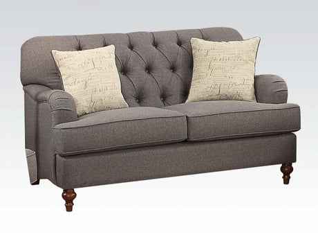 Alianza Dark Gray Loveseat - Ornate Home