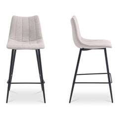Alibi Beige Counter Stool (Set of 2) - Ornate Home