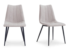Alibi Beige Dining Chair (Set of 2) - Ornate Home
