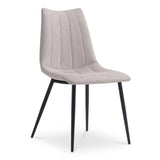 Alibi Beige Dining Chair (Set of 2) - Ornate Home