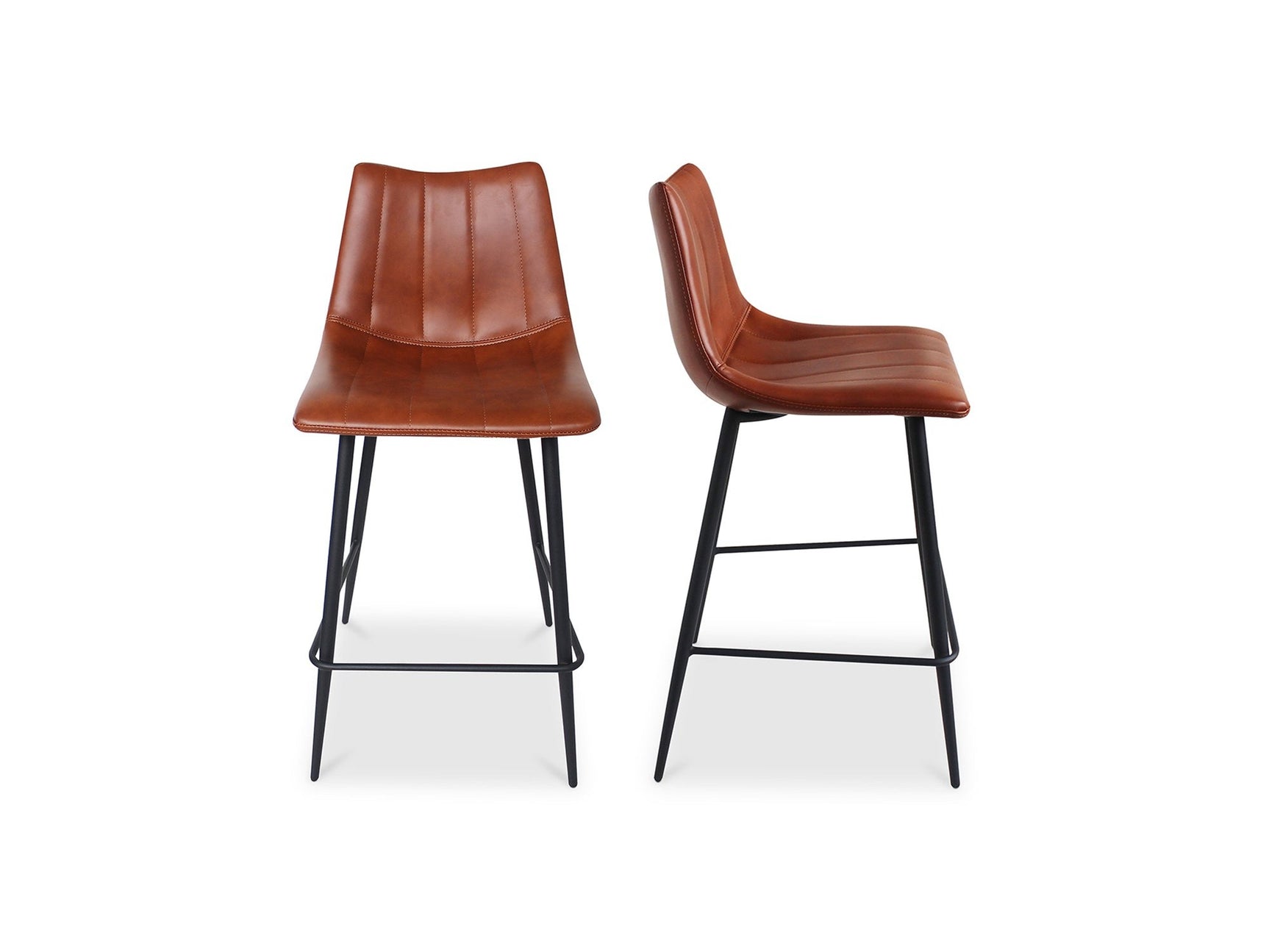 Alibi Brown Counter Stool (Set of 2) - Ornate Home