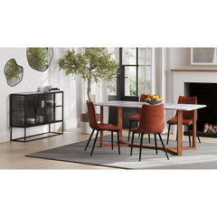 Alibi Brown Dining Chair (Set of 2) - Ornate Home