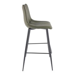 Alibi Dark Green Barstool (Set of 2) - Ornate Home