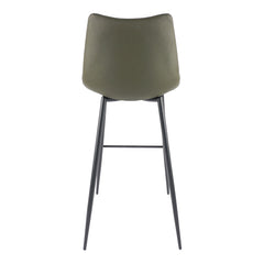 Alibi Dark Green Barstool (Set of 2) - Ornate Home