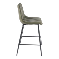 Alibi Dark Green Counter Stool (Set of 2) - Ornate Home