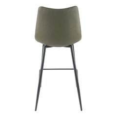 Alibi Dark Green Counter Stool (Set of 2) - Ornate Home