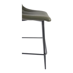 Alibi Dark Green Counter Stool (Set of 2) - Ornate Home
