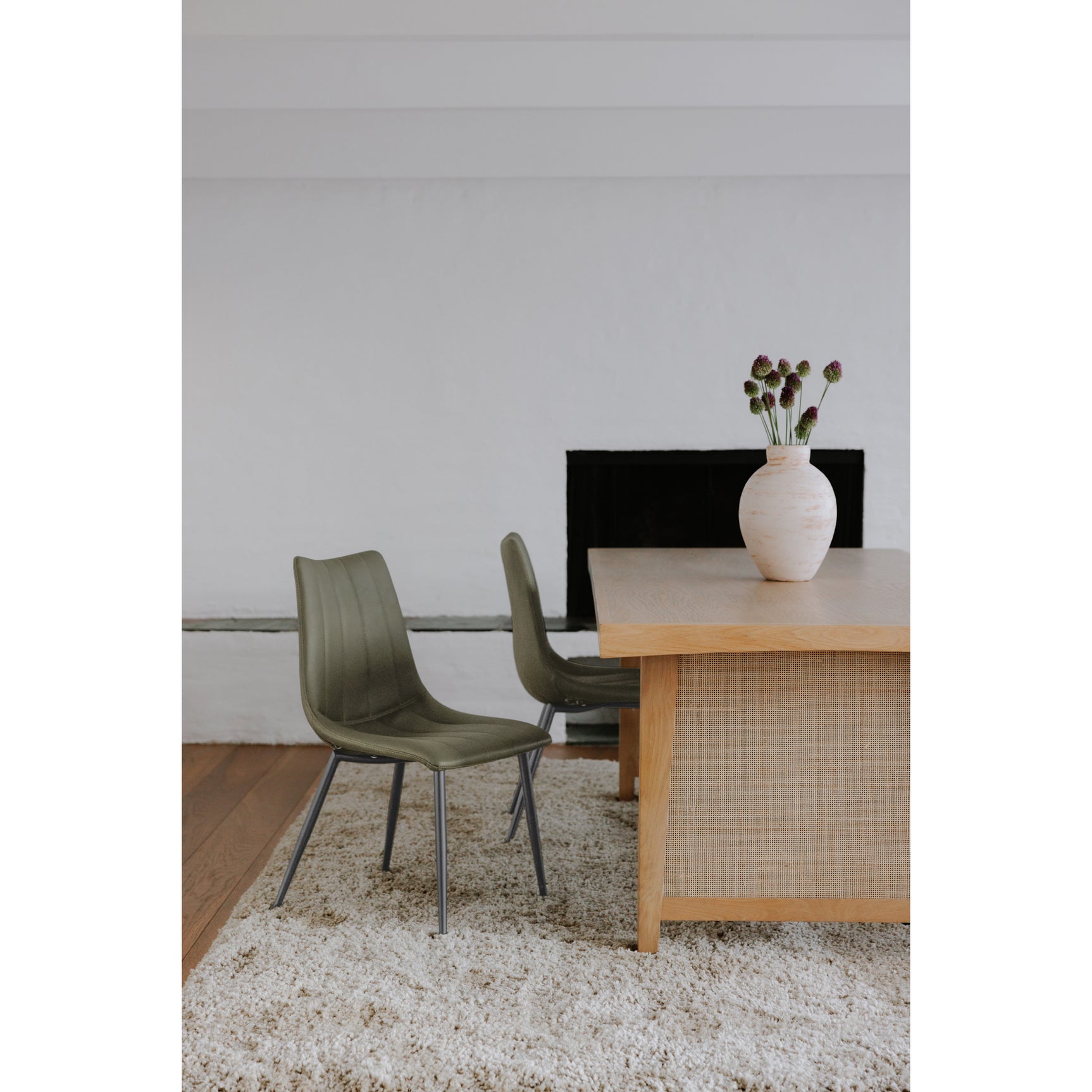 Alibi Dark Green Dining Chair (Set of 2) - Ornate Home