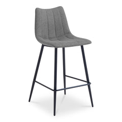 Alibi Dark Grey Bar Stool (Set of 2) - Ornate Home
