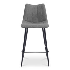 Alibi Dark Grey Bar Stool (Set of 2) - Ornate Home