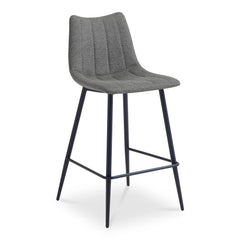 Alibi Dark Grey Counter Stool (Set of 2) - Ornate Home
