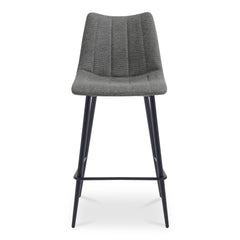 Alibi Dark Grey Counter Stool (Set of 2) - Ornate Home