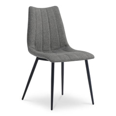 Alibi Dark Grey Dining Chair (Set of 2) - Ornate Home