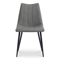 Alibi Dark Grey Dining Chair (Set of 2) - Ornate Home