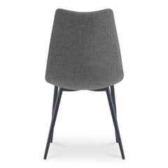 Alibi Dark Grey Dining Chair (Set of 2) - Ornate Home