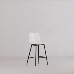 Alibi Ivory Counter Stool (Set of 2) - Ornate Home
