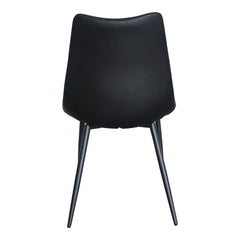 Alibi Matte Black Dining Chair (Set of 2) - Ornate Home
