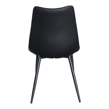 Alibi Matte Black Dining Chair (Set of 2) - Ornate Home