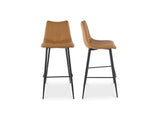 Alibi Tan Barstool (Set of 2) - Ornate Home