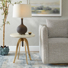 Alice Oak Adjustable Accent Table - Ornate Home