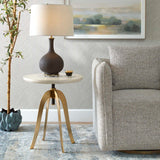 Alice Oak Adjustable Accent Table - Ornate Home