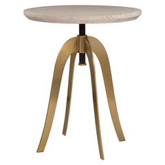 Alice Oak Adjustable Accent Table - Ornate Home