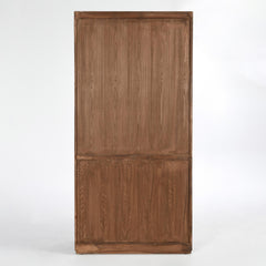 Alida Antique Brown 2-Door Tall Cabinet