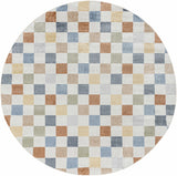 Alie Colorful Checkered Washable Rug - Ornate Home