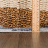 Alie Gray Checkered Washable Area Rug - Ornate Home