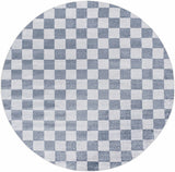 Alie Gray Checkered Washable Area Rug - Ornate Home