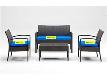 Alina Blue Seat Cushion - Ornate Home