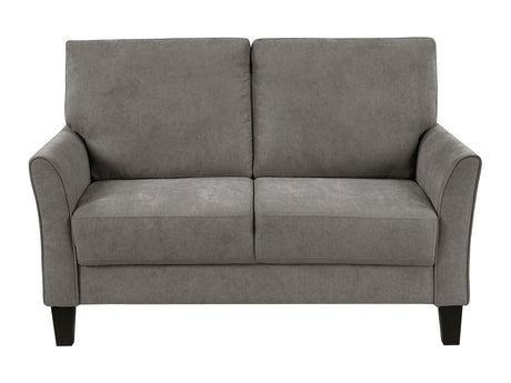 Alina Brownish Gray Loveseat - Ornate Home