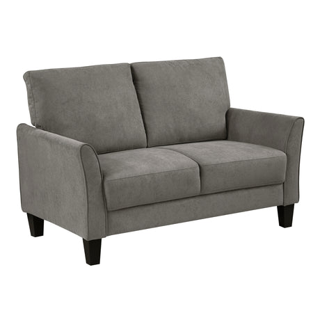 Alina Brownish Gray Loveseat - Ornate Home